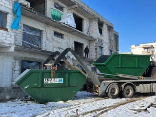 Transport deseuri nepericuloase/container/bena SKIP 8m3 foto 4