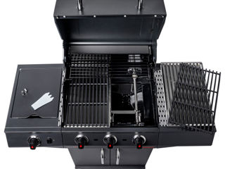 Gratar pe gaz din inox Char-Broil Performance Power Edition 3, grile din fonta, sear burner, plita foto 8