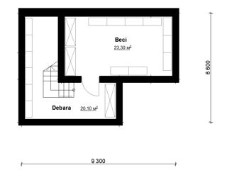 Casă de locuit individuală cu 3 niveluri / S+P+E / 182.5m2 / proiecte / 3D/ arhitect / construcții foto 10