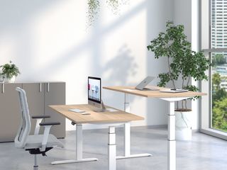 Masa de birou easy (reglabil in inaltime electric) - eleganta, stil, calitate - garantie 5 ani.