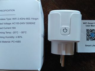 Priză Wi-Fi 3.5 kW cu monitoring de consum electric foto 2