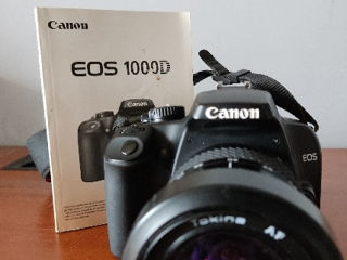 Canon EOS 1000D de vânzare - Aproape nouă! foto 6