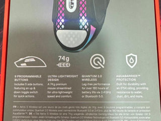 Игровая мышь SteelSeries Aerox 5 Wireless foto 2