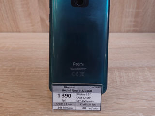 Xiaomi Redmi Note 9 3/64GB , 1390 lei