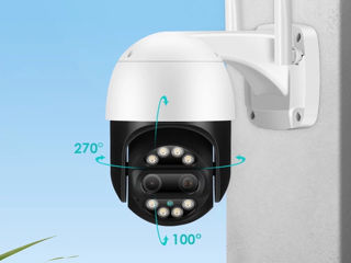 Ip camera PTZ 4MP/8MP wi-fi, zoom 8x, icsee foto 3