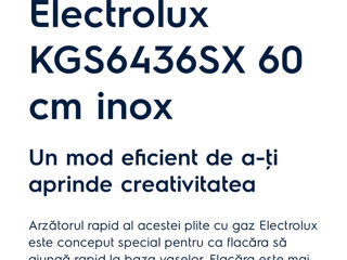 Plita pe gaz Electrolux ,incorporată , noua foto 3