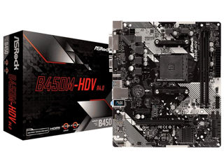 Материнская плата ASRock B450M-HDV R4.0