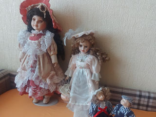Фарфоровые куклы, сувениры,куклы барби foto 4