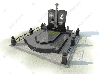 Monumente funerare duble Chisinau, Moldova, modele cu preturi, Elitgran. foto 3