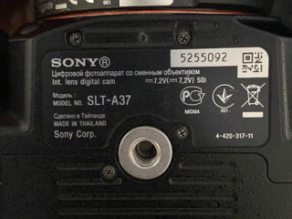 Sony SLT A 37 alpha foto 5