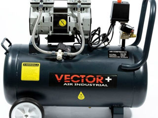 Безмасляный Компрессор Vector 600W 24L - zl - Moldteh foto 1