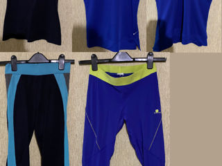 Nike и др. Фитнес-одежда для женщин - от 100л.  Футболка красная, ХL - 100л. Майка с топом синяя,