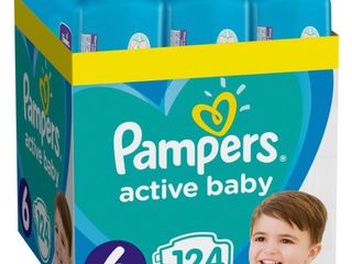 Scutece Pampers Active Baby XXL Box - cele mai convenabile ambalaje cu livrare in toata tara! foto 5