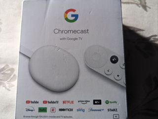 Google Chromecast with Google TV 4K - 1000 lei