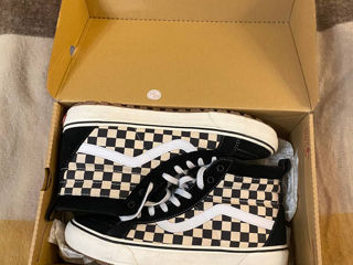 Кеды VANS SK8 HI checkerboard foto 2