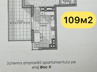 Apartament cu 3 camere, 109 m², Râșcani, Chișinău foto 3