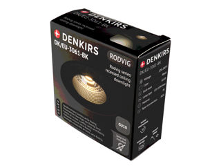 Spot incorporat Denkirs 10W IP20 DK/EU-3061-BK
