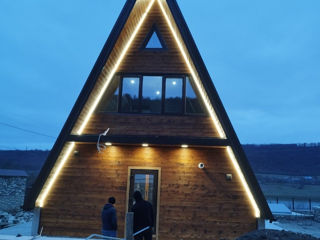 Construim case, vile saune din lemn  la cheie/строительство каркасных  домов под ключ foto 13