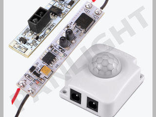 Сенсорный датчик для led ленты в профиль, датчик движения для светодиодной ленты, panlight foto 1