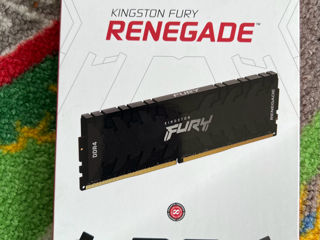 Ram Kingston Fury Renegade (kf436c18rb/32), Ddr4 32gb 3600mhz, Cl18, 1.35v -1900lei Nou Sigilat