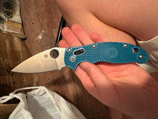 Spyderco Manix 2 C101PCBL2 Steel Mineral Blue Lightweight