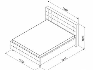 Pat Ambianta Rio 1.4 m (White), livrăm gratuit foto 2