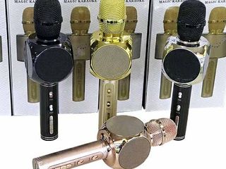 Беспроводная портативная колонка + караоке микрофон 2 в 1 Magic Karaoke YS-63 foto 1