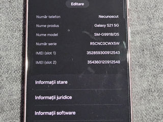Samsung Galaxy S21 5G, Phantom Pink, 8GB RAM, 128 GB