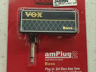 Гитарный усилитель для наушников vox amplug2 bass (ap2-bs)