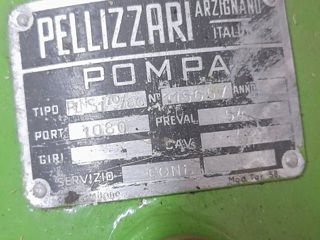 Motopompa Pellizzari in stare excelenta. pret negociabil. foto 2