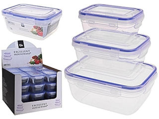 Set Containere Alimentare Eh 3Buc 0.4L, 0.8L, 1.4L foto 1