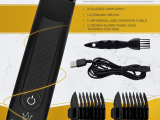 беспроводной мужской триммер Trimmer electric reîncărcabil prin USB foto 2