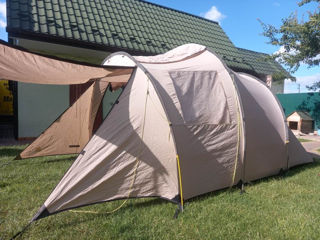 2-комнатная 4-5-местная палатка, привезенная из Германии в нормальном состоянии