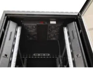 45U-W=600 D=600 19'' Fs-Line Free Standing Network Cabinet, Mfgfd, Msrd, Mssp, Black Color Flat Pack foto 3