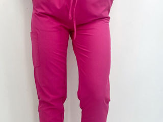 Pantalonii medicali fiber - roz / медицинские брюки fiber - розовый