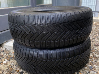 Michelin Alpin 6 + Bridgestone Blizzak 215/55 R17 anul 2020-2021 set 4 roti foto 13