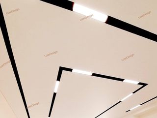 Натяжные потолки luxedesign tavane extensibile/ парящие потолки, световые линии на потолке foto 4
