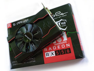 Видеокарта Sapphire Pulse AMD Radeon RX 550 4GB foto 3