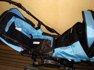 Детская коляска 2 в 1 трансформер  ( можно использовать для 2 детей ) foto 2