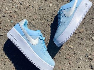 sage suede air force 1