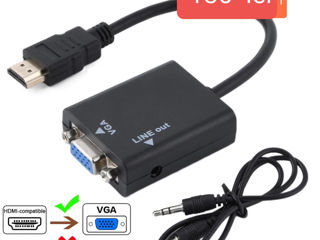 Адаптеры DVI-D 24+1/HDMI/DP to VGA-  и другие для подключения комп к монитору foto 7