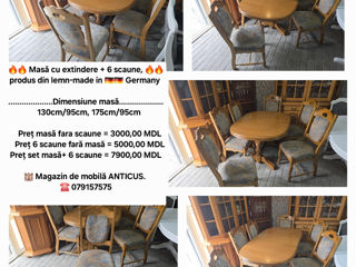 Mese, scaune  importate din Germania, стол и стулья  из  Германии foto 10