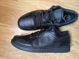 Nike Air Jordan 1 AJ1 Low Shoes Triple Black 553558-093