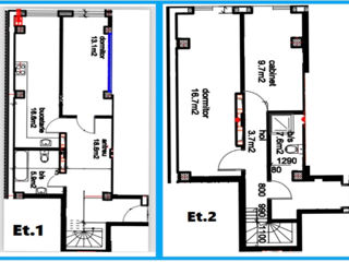 Apartament cu 3 camere, 96 m², Durlești, Chișinău foto 2