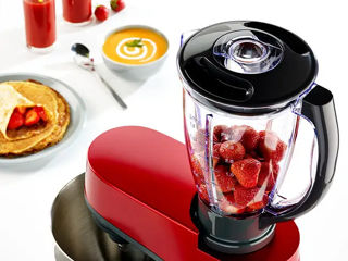 Robot de bucatarie Tefal MasterChef Gourmet QB516G38, vas 4.6l, blender 1.5l, 1100W, 8 trepte viteza foto 3