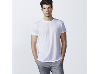 Tricou pentru bărbați Roly Sublima 140 White M (Sintetică) foto 5