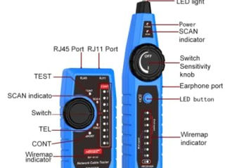 Многофункциональный сетевой тестер Noyafa NF-810 foto 5