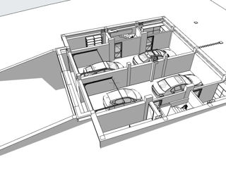 Casă de locuit individuală cu 3 niveluri / S+P+E / proiecte / arhitecți / renovări / 3D foto 4