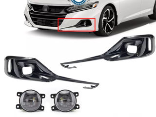 Left and Right LED Front Fog Lights Kit For 2021 2022 Honda Accord Driving Lamps