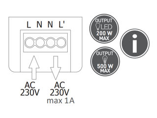 Comutator fara contact 220V, comutator tactil foto 4